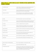 ADPR 3100 Test 1&comma; ADPR 3100 Evans test 1 UPDATED ACTUAL QUESTIONS AND &NewLine;CORRECT ANSWERS 