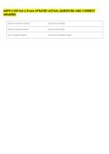 ADPR 3100 Test 2 Evans UPDATED ACTUAL QUESTIONS AND CORRECT &NewLine;ANSWERS