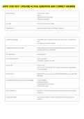 ADPR 3100 TEST 1 UPDATED ACTUAL QUESTIONS AND CORRECT ANSWERS