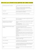 ADPR 3100- Exam 3 UPDATED ACTUAL QUESTIONS AND CORRECT ANSWERS