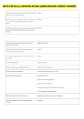 ADPR 3100 Exam 3 UPDATED ACTUAL QUESTIONS AND CORRECT ANSWERS 
