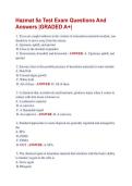 Hazmat 5a Test Exam Questions And &NewLine;Answers &vert;GRADED A&plus;&vert; 