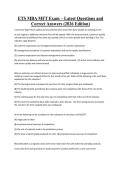 ETS MBA MFT Exam &ndash; Latest Questions and Correct Answers &lpar;2026 Edition&rpar;&NewLine;
