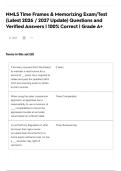 NMLS Time Frames & Memorizing Exam&sol;Test &lpar;Latest 2026 &sol; 2027 Update&rpar; Questions and Verified Answers &vert; 100&percnt; Correct &vert; Grade A&plus;