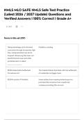 NMLS BUNDLED EXAMS 2026 NMLS TEST&comma; NMLS Test Questions from MEC NMLS TEST Affinity&comma; NMLS - Federal Mortgage-Related Laws NMLS Time Frames & Memorizing Exam&sol;Test &lpar;Latest 2026 &sol; 2027 Update&rpar; Questions and Verified Answers &vert; 100&percnt; Correct &vert; Grade A&plus; NMLS SAFE