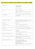ADPR 3100 evans UPDATED ACTUAL QUESTIONS AND CORRECT ANSWERS 