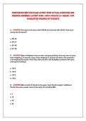 FireFighter Written exam latest 2026 actual Questions and&NewLine;VeriFied ansWers &lpar;latest 2026 &sol; 2027 update&rpar; a&plus; grade 100&percnt;&NewLine;guarantee VeriFied by experts 