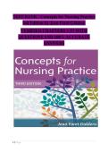 Concepts for Nursing Practice 3rd Edition &vert; Complete Test Bank &colon; Verified Questions & Accurate Answers &lpar;Chapters 1&ndash;57&rpar;&semi; Clinical Reasoning&comma; Patient-Centered Care & NCLEX-Style Nursing Review