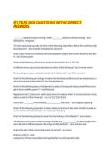 ATI TEAS 2026 QUESTIONS WITH CORRECT ANSWERS