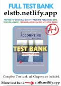 Test Bank &ndash; Ethical Obligations and Decision-Making in Accounting&colon; Text and Cases&comma; 4th Edition by Steven Mintz & Roselyn Morris Miller &vert; All Chapters &vert; Comprehensive Practice Questions & Verified Answers