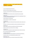 NURSING ATI TEAS 7 TEST QUESTIONS WITH CORRECT ANSWERS