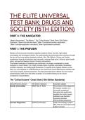 2026&sol;2027 S-Tier Test Bank&colon; Drugs and Society 15th Edition &vert; Elite Toxicology&comma; Sociology & Pharmacology Exam Prep &lpar;20&plus; Complex Scenarios&rpar;