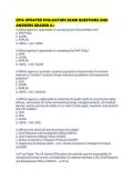 CPIA UPDATED EVALUATION EXAM QUESTIONS AND ANSWERS GRADED A&period;pdf