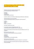 ATI TEAS 6 EXAM LATEST UPDATED 2026 GUARANTEED GRD A&plus; PASS