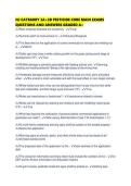 NJ CATEGORY 3A&plus;3B PESTICIDE CORE MAIN EXAMS&NewLine;QUESTIONS AND ANSWERS GRADED A&plus;