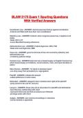 BLAW 3175 Exam 1 Spurling Questions With Verified Answers