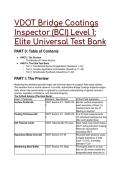2026&sol;2027 VDOT Bridge Coatings Inspector &lpar;BCI&rpar; Level 1 &vert; Elite Test Bank &lpar;20&plus; Scenarios &plus; Expert Rationale&rpar;