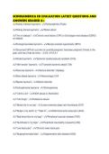 SCRIBEAMERICA ED EVALUATION LATEST QUESTIONS AND ANSWERS GRADED A&period;pdf