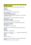 FRESENIUS RN UPDATED EXAM SCRIPT QUESTIONS AND ANSWERS GRADED A&period;pdf
