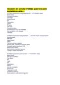 FRESENIUS RN ACTUAL UPDATED QUESTIONS AND ANSWERS GRADED A&period;pdf