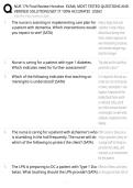 NUR 176 Final Review Hondros EXAM &comma; MOST TESTED QUESTIONS AND VERIFIED SOLUTIONS-GET IT 100&percnt; ACCURATE&excl;&excl; 2026&excl;&excl;