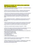 FRESENIUS RN EXAMS TEST PAPER ACTUAL QUESTIONS AND ANSWERS GRADED A&period;pdf