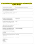 CE 360 Final Practice Exam Questions UPDATED ACTUAL QUESTIONS AND &NewLine;CORRECT ANSWERS 