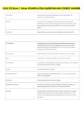 COSC 275 Exam 1 Palmer UPDATED ACTUAL QUESTIONS AND CORRECT ANSWERS