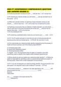 OHIO PT JURISPRUDENCE COMPREHENSIVE QUESTIONS AND ANSWERS GRADED A&period;pdf