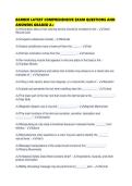 BARBER LATEST COMPREHENSIVE EXAM QUESTIONS AND ANSWERS GRADED A&period;pdf