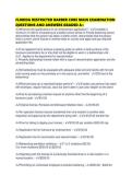 FLORIDA RESTRICTED BARBER CORE MAIN EXAMINATION QUESTIONS AND ANSWERS