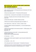 BICSI INSTALLER 1 ACTUAL EXAMS SCRIPT QUESTIONS AND ANSWERS GRADED A&period;pdf