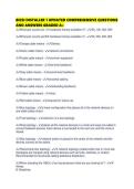 BICSI INSTALLER 1 UPDATED COMPREHENSIVE QUESTIONS AND ANSWERS GRADED A&period;pdf