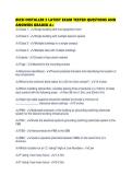 BICSI INSTALLER 2 LATEST EXAM TESTED QUESTIONS AND ANSWERS GRADED A&period;pdf