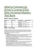 Alberta CDL Elite Universal Mastery Test Bank &lpar;2026&sol;2027&rpar; &vert; S-Tier Class 1 & 3 Preparation &vert; 40&plus; Q&A with Deep-Dive Explanations