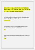 TTEC EXAM 1 QUESTIONS & 100&percnt; VERIFED&NewLine;ANSWERS &vert; NEW EDITION 2026&sol;2027 &vert; GRADERD&NewLine;A&plus; &vert; 100&percnt; GUARANTEED SUCCESS&period;