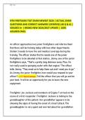 NTN FIRETEAMS TEST EXAM NEWEST 2026 &vert; ACTUAL EXAM&NewLine;QUESTIONS AND CORRECT ANSWERS &lpar;VERIFIED&rpar; &lpar;40 Q & A&rpar; &vert;&NewLine;GRADED A&plus; &vert; BRAND NEW 2026&sol;2027 UPDATE &vert; 100&percnt;&NewLine;ASSURED PASS&period;