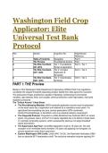 2026&sol;2027 Washington WSDA Field Crop Applicator License Exam &vert; Elite S-Tier Test Bank & Study Protocol &lpar;20&plus;  Q&A&rpar;