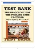 Test Bank for Pharmacology for the Primary Care Provider&comma; 4th Edition - Edmunds & Mayhew