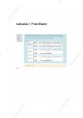 Math 21 Calculus 1 Final Exam Comprehensive Questions &lpar;Frequently Tested&rpar; and Complete Solutions Graded A&plus; 