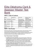 2026&sol;2027 S-Tier Master Test Bank&colon; Elite Oklahoma Clerk&comma; Assessor & FP-7955 Adjuster Exam &lpar;20&plus; Scenarios&rpar;