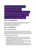 2026&sol;2027 Missouri Court and Municipal Clerk Regulatory Compliance & Certification&colon; S-Tier Universal Test Bank