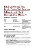 2026&sol;2027 S-Tier Ohio Civil Service & Municipal Clerk Test Bank&colon; ORC & Sup&period;R&period; Professional Mastery &lpar;20&plus; Elite Q&A&rpar;