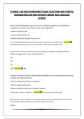FLORIDA 2-40 HEALTH INSURANCE BUNDLED EXAMS &vert;QUESTIONS AND VERIFIED ANSWERS&vert;PASS ON FIRST ATTEMPT&vert;BRAND NEW 2026&sol;2027 UPDATE