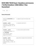 KINE 3500&colon; TGMD Exam &vert; Questions and Answers&NewLine;&vert; Verified Solutions &vert; 2026 Edition &vert; Pass&NewLine;Guaranteed