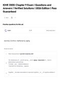 KINE 3500&colon; Chapter 9 Exam &vert; Questions and&NewLine;Answers &vert; Verified Solutions &vert; 2026 Edition &vert; Pass&NewLine;Guaranteed