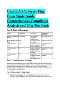  S-Tier Utah E&period;A&period;S&period;Y&period; Server Final Exam Study Guide & Elite Test Bank &lpar;2026&sol;2027 Edition&rpar; - 100&percnt; Pass Rate