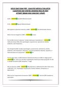 NEXUS QME EXAM PREP  -QUALIFIED MEDICAL EVALUATOR &vert;QUESTIONS AND VERIFIED ANSWERS&vert;PASS ON FIRST ATTEMPT&vert;BRAND NEW 2026&sol;2027 UPDATE