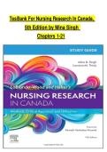 Updated Latest 2026 2027 Test Bank For Nursing Research In Canada 5th Edition By Mina Singh Complete Questions And Answers Comprehensive Evidence Based Practice Quantitative Qualitative Methods Critical Appraisal Canadian Nursing Research Study Resource