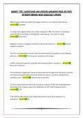 ARMRIT TEST &vert;QUESTIONS AND VERIFIED ANSWERS&vert;PASS ON FIRST ATTEMPT&vert;BRAND NEW 2026&sol;2027 UPDATE
